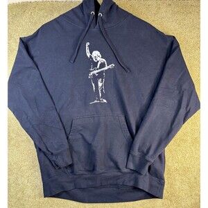 Jerry Garcia Black Tribute Hoodie Sweatshirt Grateful Dead Shakedown Large